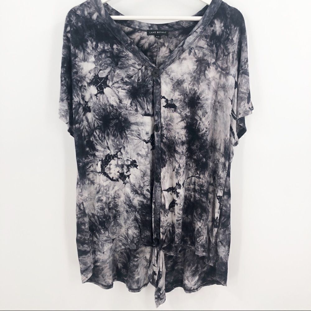 Lane Bryant tie dye knot tee shirt